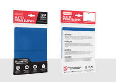 Blue Matte Card Sleeves Standard Size, 66 x 91 mm, 100 Pack | EVORETRO